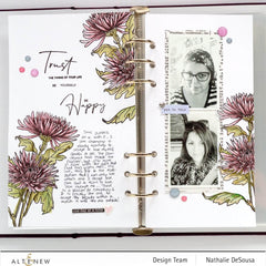 Clear Stamps Paint-A-Flower: Spider Mums Outline Stamp Set