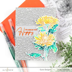 Clear Stamps Paint-A-Flower: Spider Mums Outline Stamp Set