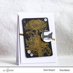 Clear Stamps Paint-A-Flower: Spider Mums Outline Stamp Set