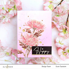 Clear Stamps Paint-A-Flower: Spider Mums Outline Stamp Set