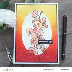 Clear Stamps Paint-A-Flower: Sweet Pea Outline Stamp Set