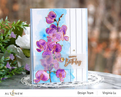 Clear Stamps Paint-A-Flower: Sweet Pea Outline Stamp Set