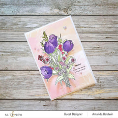 Clear Stamps Paint-A-Flower: Tulips Outline Stamp Set