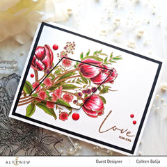Clear Stamps Paint-A-Flower: Tulips Outline Stamp Set