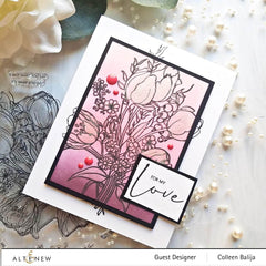 Clear Stamps Paint-A-Flower: Tulips Outline Stamp Set