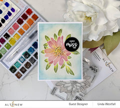 Clear Stamps Paint-A-Flower: Wood Anemone Outline Stamp Set