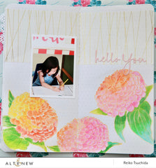 Clear Stamps Paint-A-Flower: Zinnia Magellan Rose Outline Stamp Set