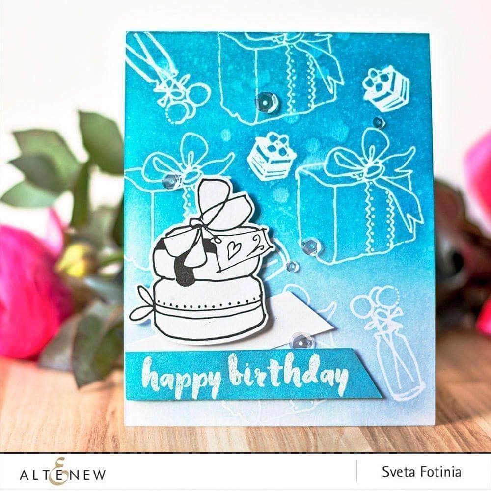 Clear Stamps Painted Greetings Stamp Set