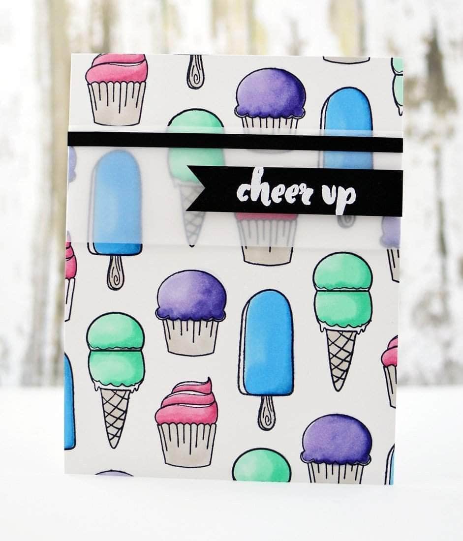 Clear Stamps Painted Greetings Stamp Set