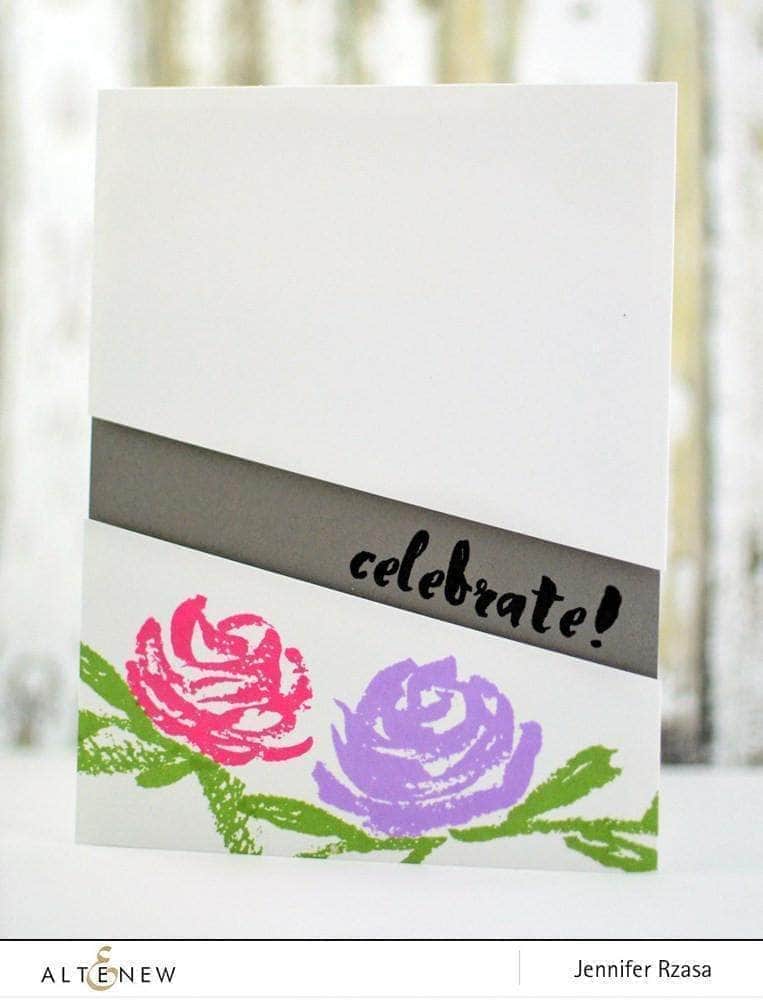 Clear Stamps Painted Greetings Stamp Set