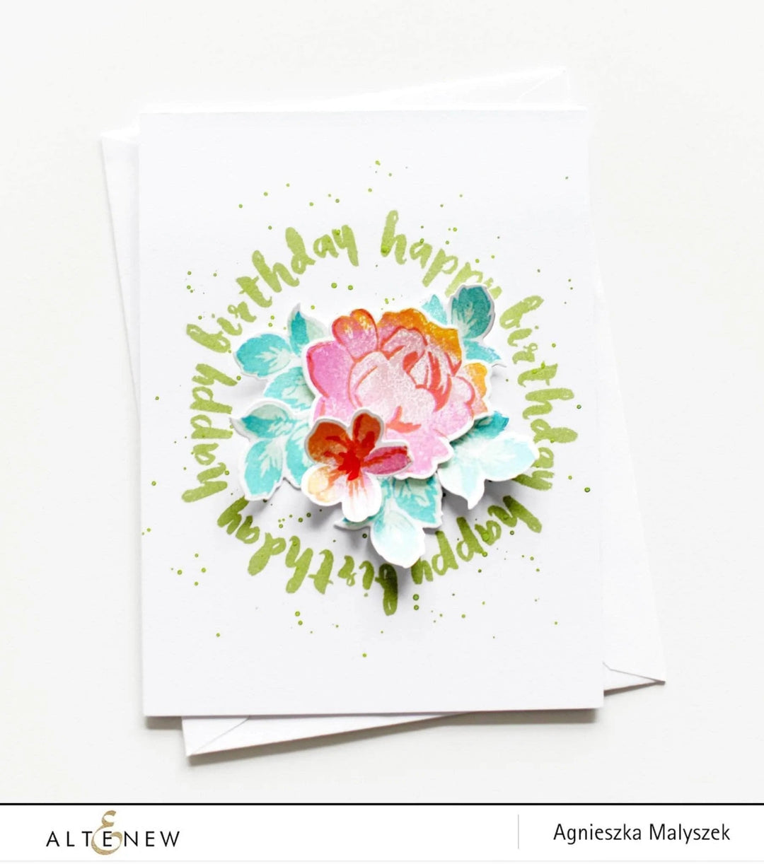 Clear Stamps Painted Greetings Stamp Set