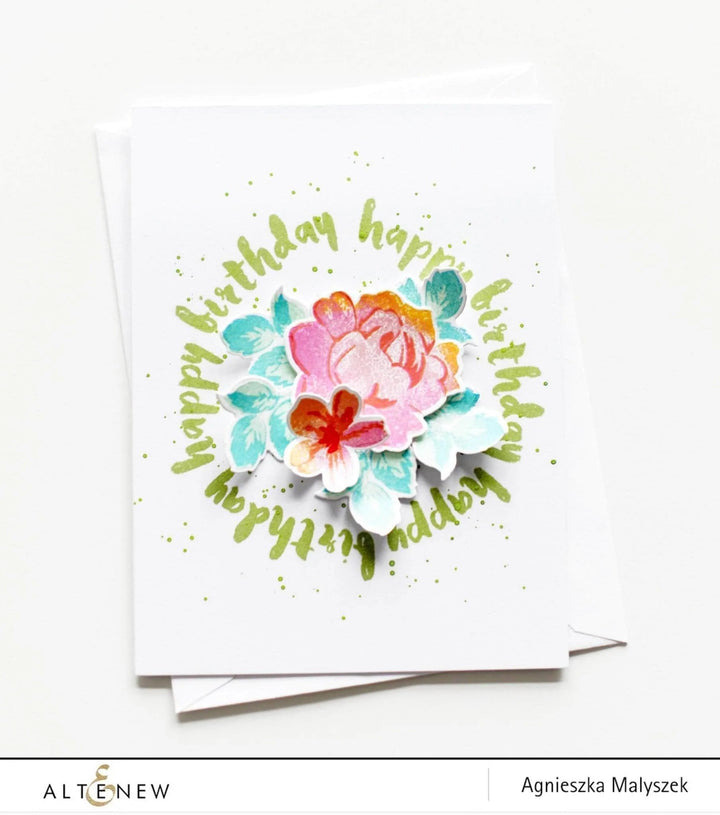 Clear Stamps Painted Greetings Stamp Set