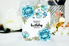 Clear Stamps Painted Greetings Stamp Set