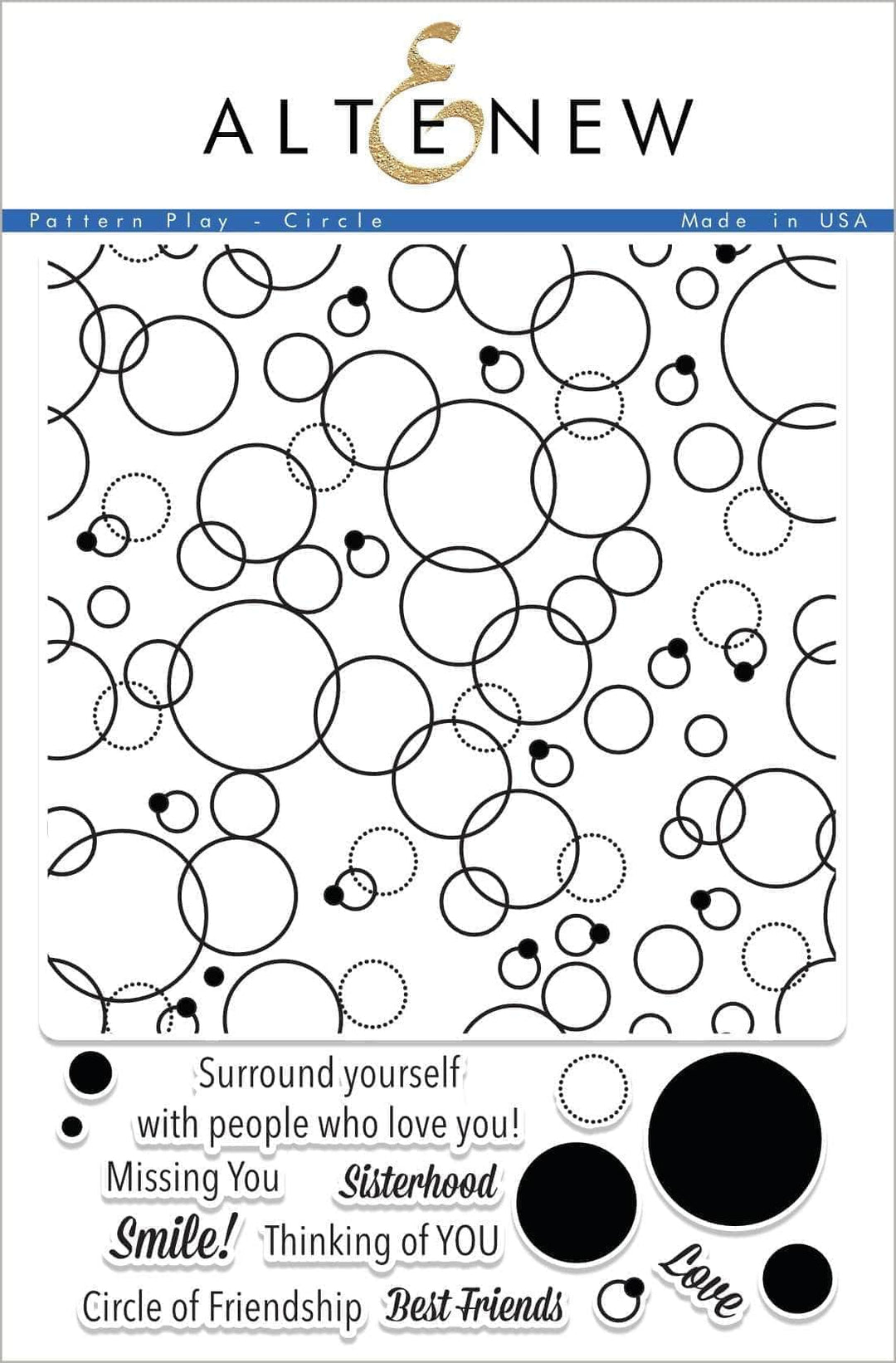 Clear Stamps Pattern Play - Circle Stamp Set