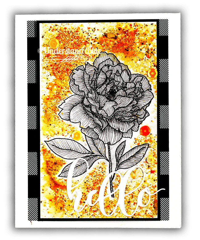 Clear Stamps Peony Spray Stamp Set