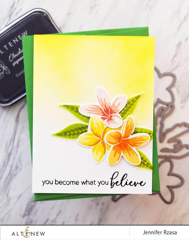 Clear Stamps Playful Plumeria Stamp Set