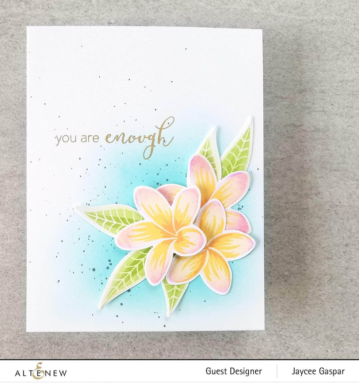 Clear Stamps Playful Plumeria Stamp Set