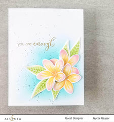 Clear Stamps Playful Plumeria Stamp Set
