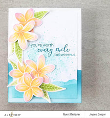 Clear Stamps Playful Plumeria Stamp Set