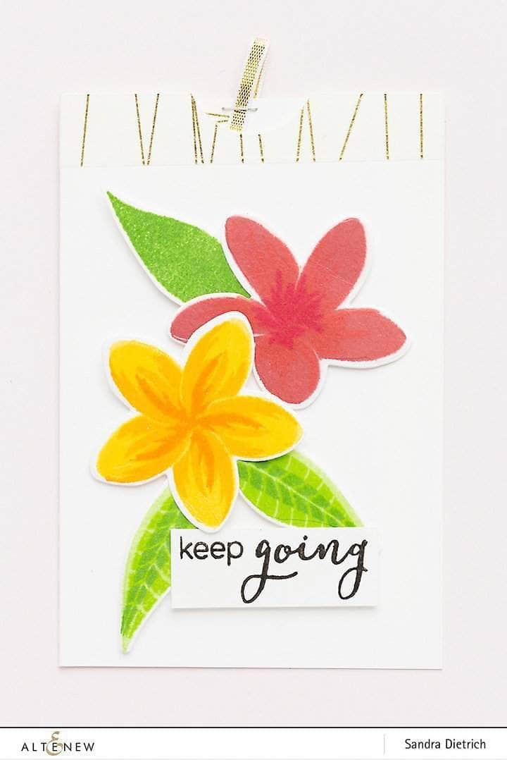 Clear Stamps Playful Plumeria Stamp Set