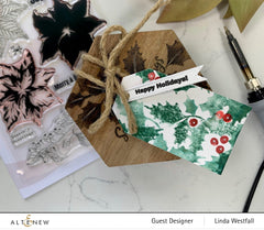 Clear Stamps Poinsettia & Berries Stamp Set