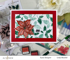 Clear Stamps Poinsettia & Berries Stamp Set