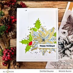 Clear Stamps Poinsettia & Berries Stamp Set