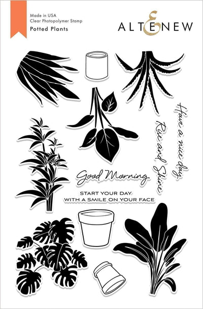 Clear Stamps Potted Plants Stamp Set