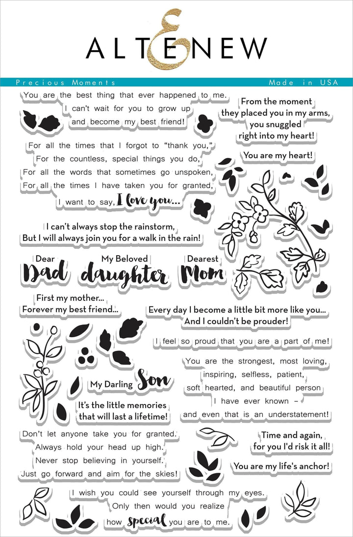 Clear Stamps Precious Moments Stamp Set