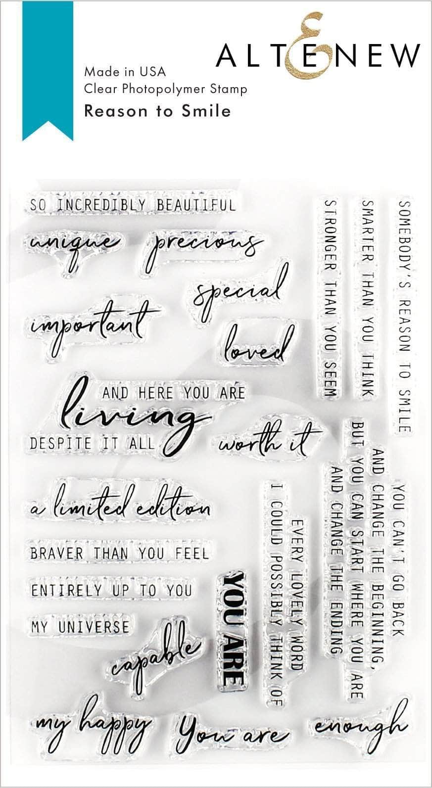 Clear Stamps Reason to Smile Stamp Set