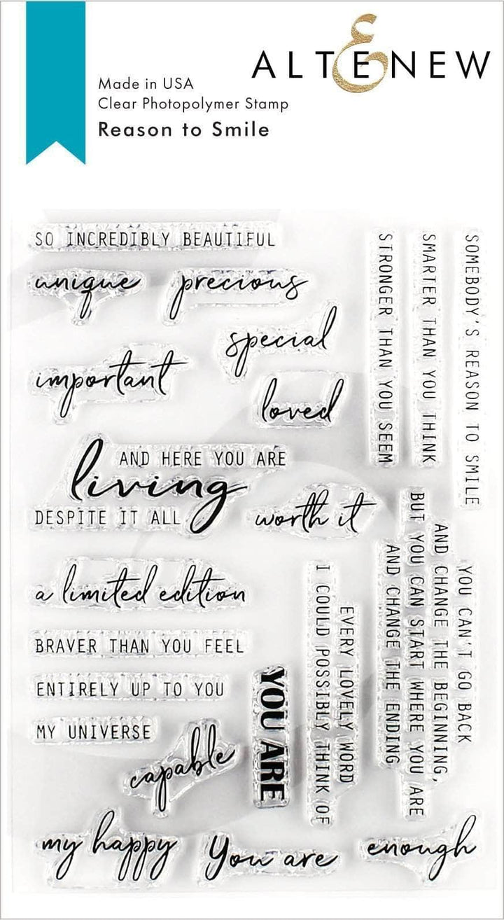 Clear Stamps Reason to Smile Stamp Set