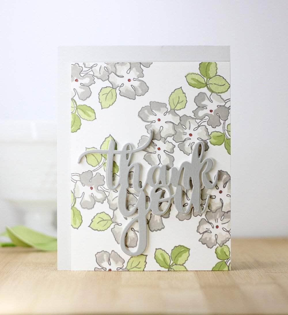Clear Stamps Ruffled Flowers Stamp Set
