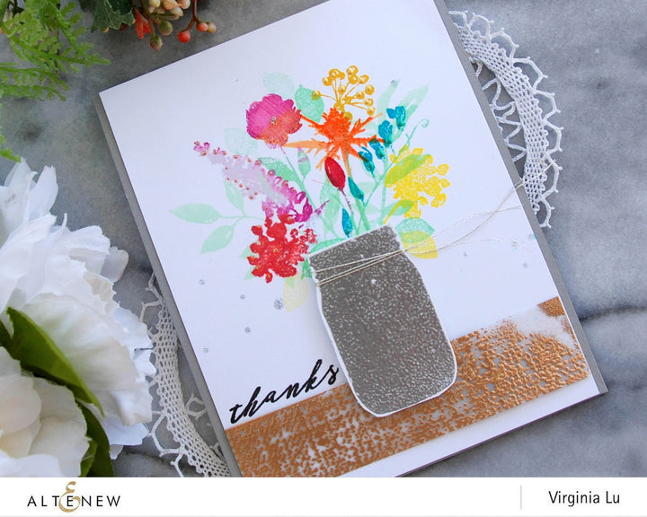 Clear Stamps Rustic Linen Stamp Set
