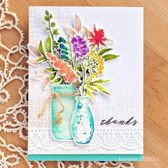 Clear Stamps Rustic Linen Stamp Set