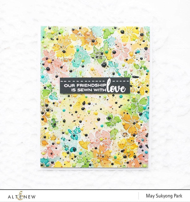 Clear Stamps Rustic Linen Stamp Set