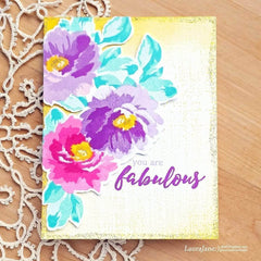 Clear Stamps Rustic Linen Stamp Set