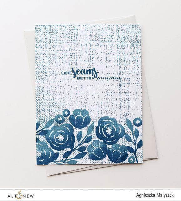 Clear Stamps Rustic Linen Stamp Set