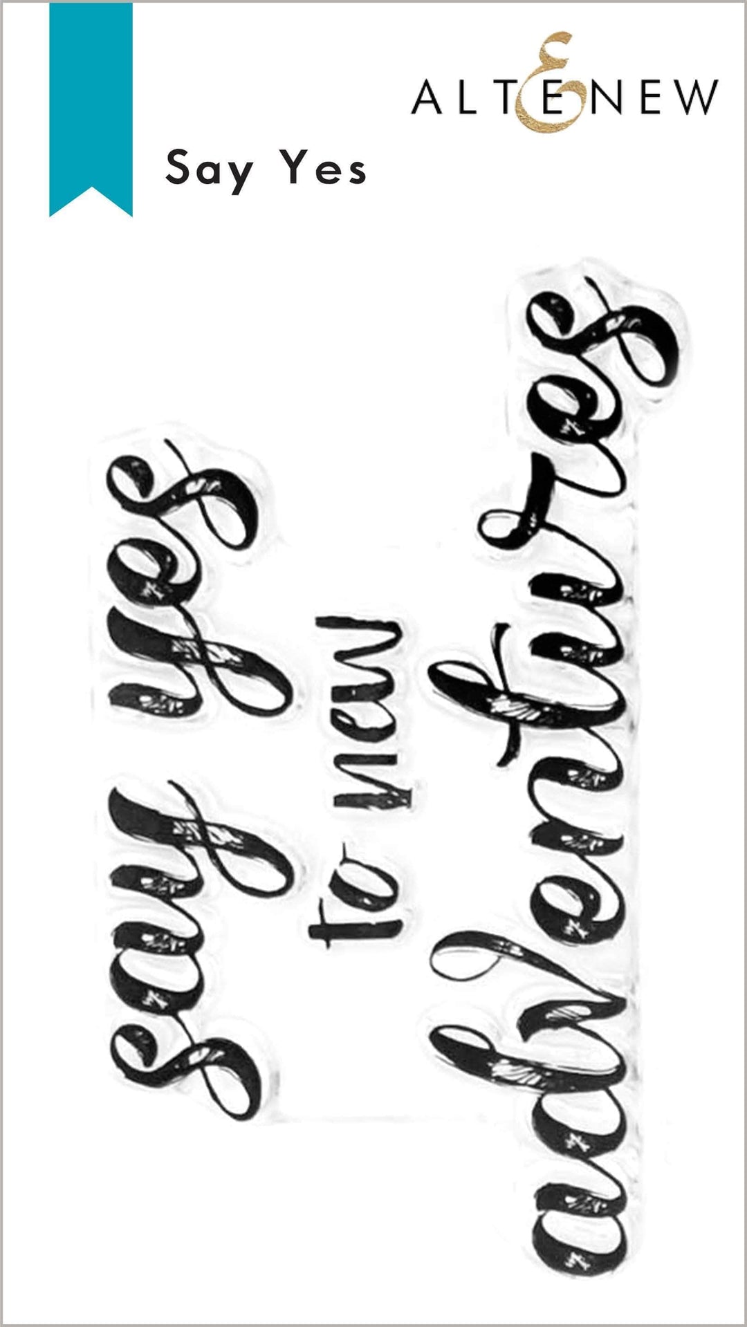 Clear Stamps Say Yes Stamp Set