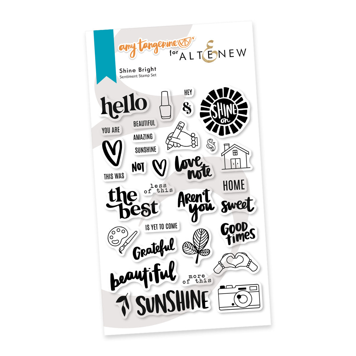 Clear Stamps Shine Bright Stamp Set