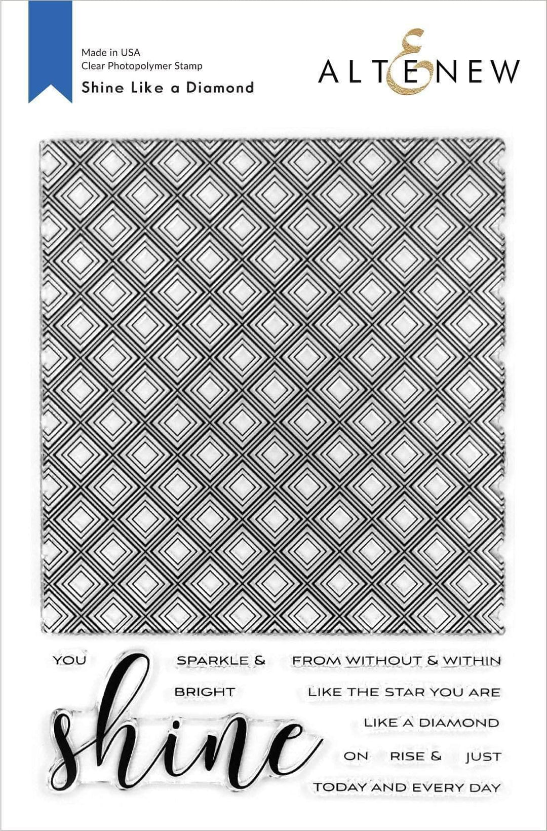 Clear Stamps Shine Like a Diamond Stamp Set