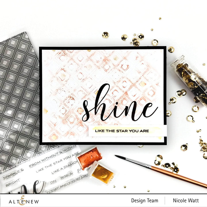 Clear Stamps Shine Like a Diamond Stamp Set