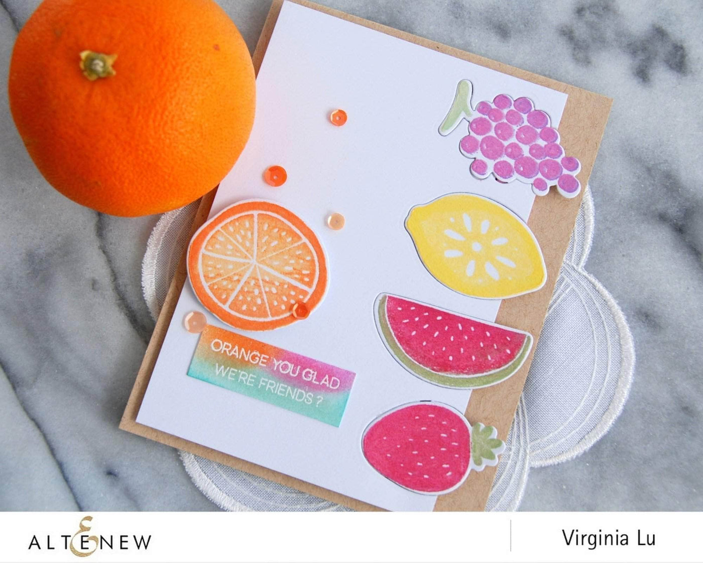 Clear Stamps Simple Fruits Stamp Set