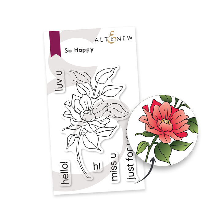 Clear Stamps So Happy Stamp Set