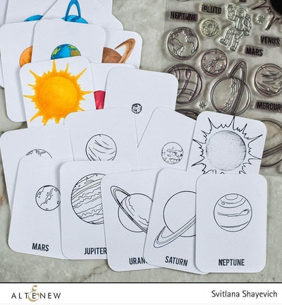 Clear Stamps Space Travel Stamp Set