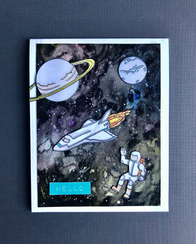Clear Stamps Space Travel Stamp Set