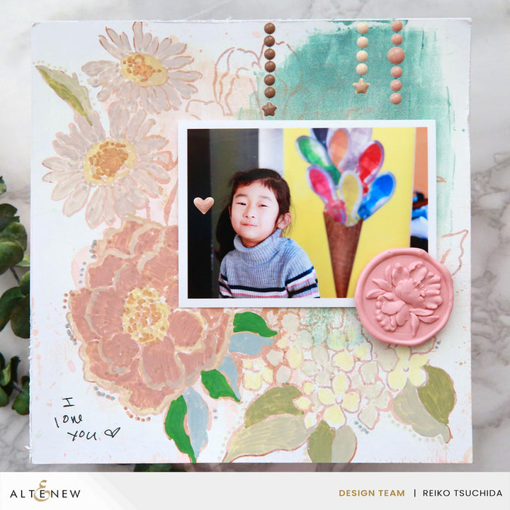 Clear Stamps Stamp & Paint: One Happy Bouquet Stamp Set