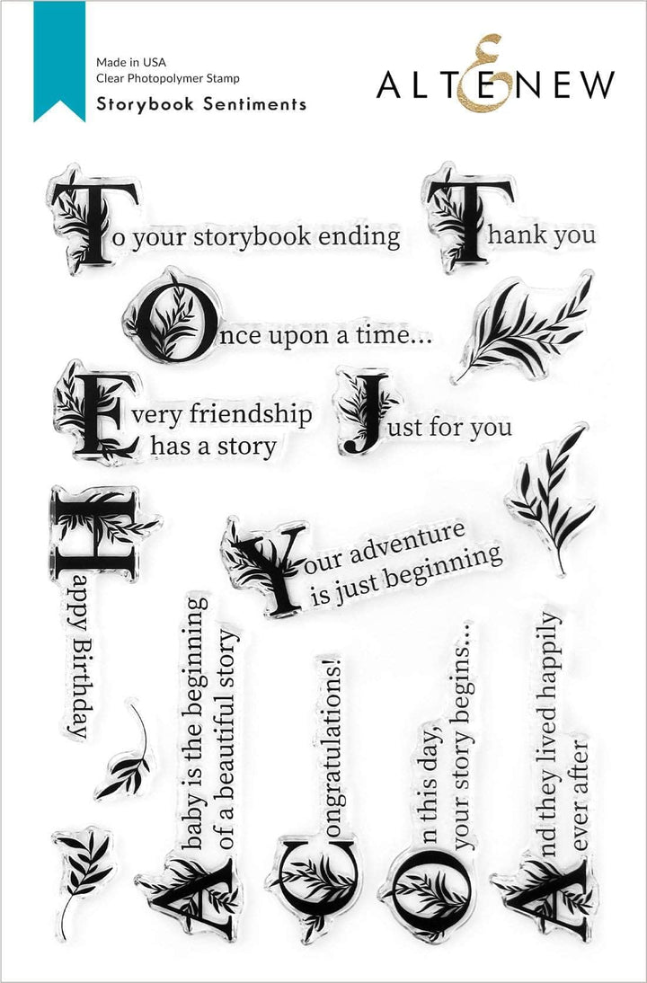 Clear Stamps Storybook Sentiments Stamp Set