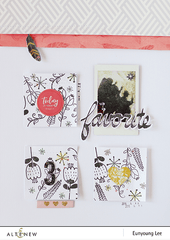 Clear Stamps Super Script Scrapbook Stamp Set