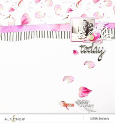 Clear Stamps Super Script Scrapbook Stamp Set