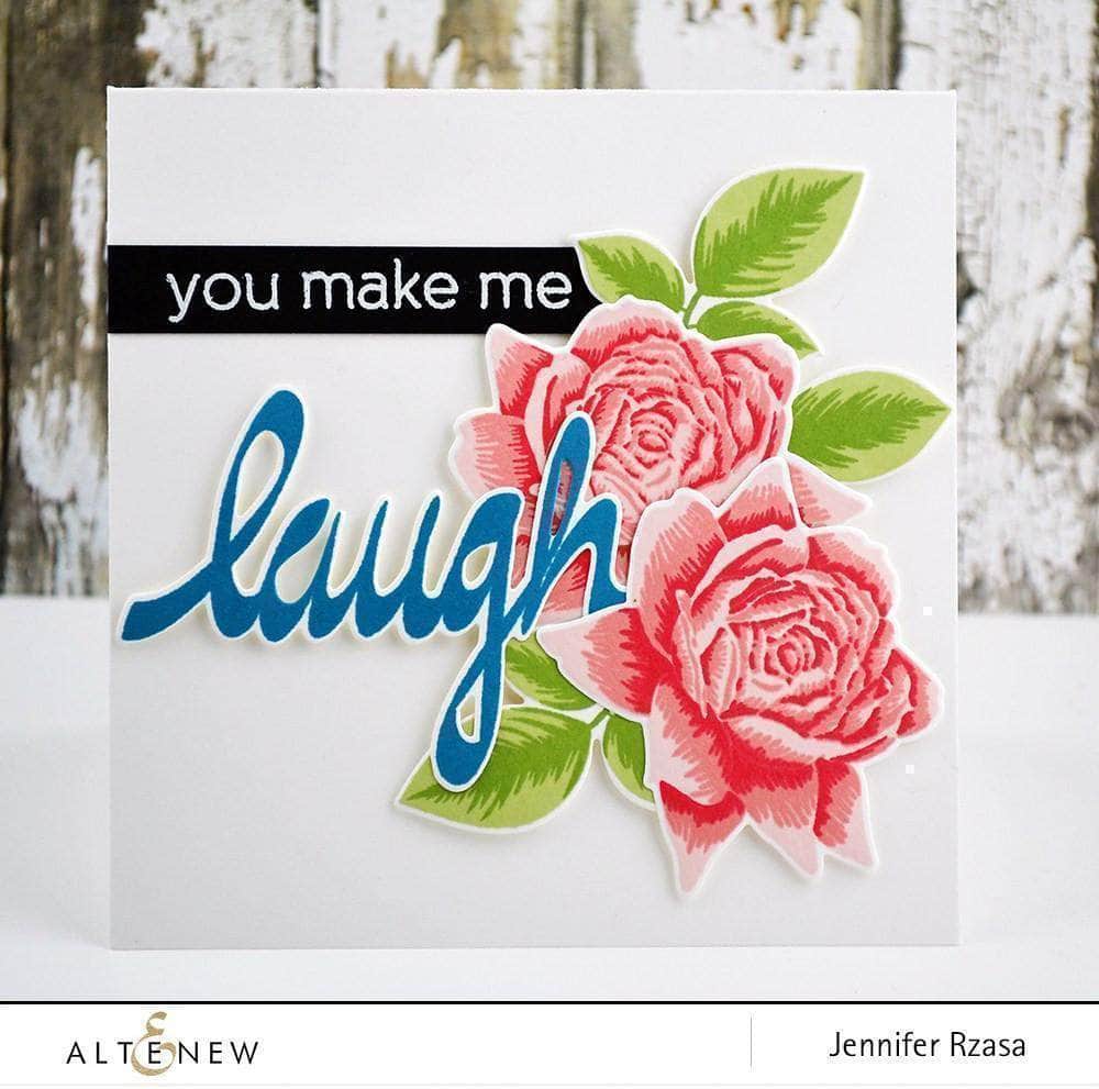 Clear Stamps Super Script Scrapbook Stamp Set